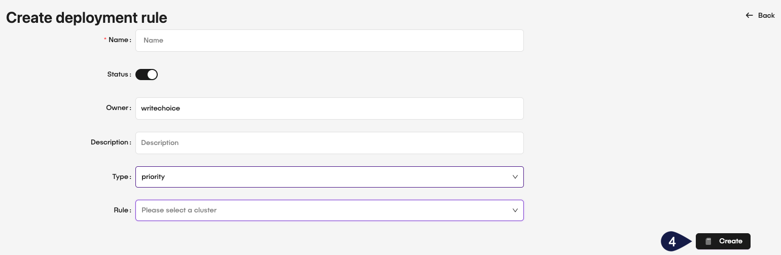 Deployment Rule Details
