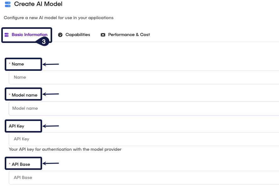 AI Model Basic Information